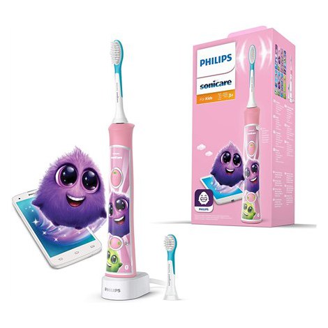 Philips | HX6352/42 | Electric toothbrush | Rechargeable | For kids | Number of brush heads included 2 | Number of teeth brushin - 2
